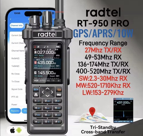 950 pro walkie talkie - rt-950,