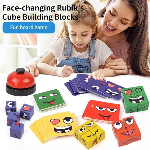 Kids face change - face, puzzle