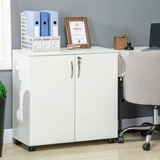 2-Tier Locking Filing Cabinet