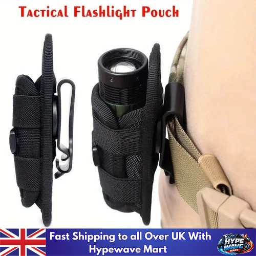 Tactical flashlight pouch - tactical,