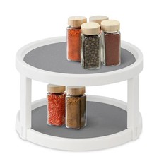 2 Tier Lazy Susan Rotating