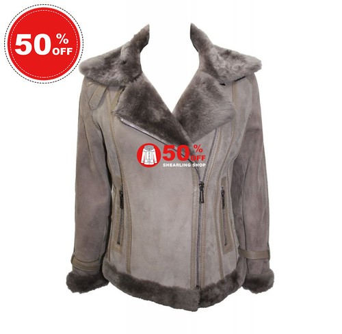 Ladies sheepskin jacket - b3,