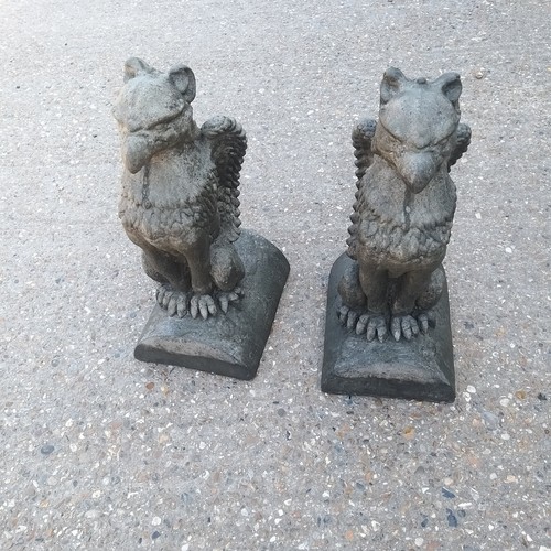 Stone garden large pair of - garden, ,large
