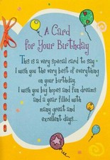 For Your Birthday Sentimental