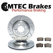 CORSA B 1.6 GSi Drilled & Grooved Brake Discs plus Pads