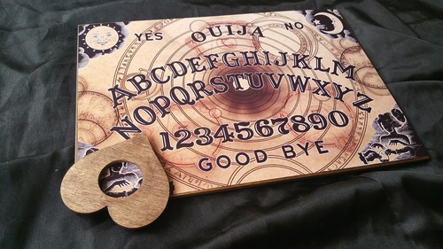 Wooden ouija board - wooden,