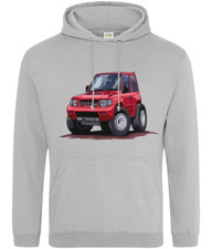 Mitsubishi Pajero Evolution Cartoon Style Hoodie.