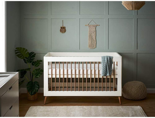 Maya cot bed white - white, with