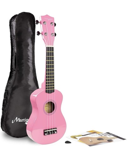 Martin smith ukulele pink - ukulele,
