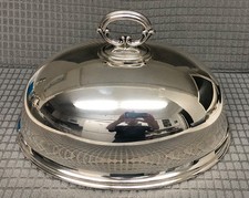 Antique Silver Plated Oval