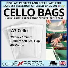 Clear Cello Bags Self Seal -