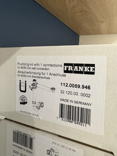 Franke siphon plumbing kit - franke,
