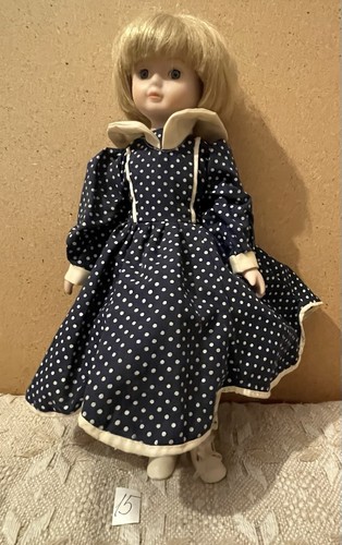 Porcelain doll - doll, 16”