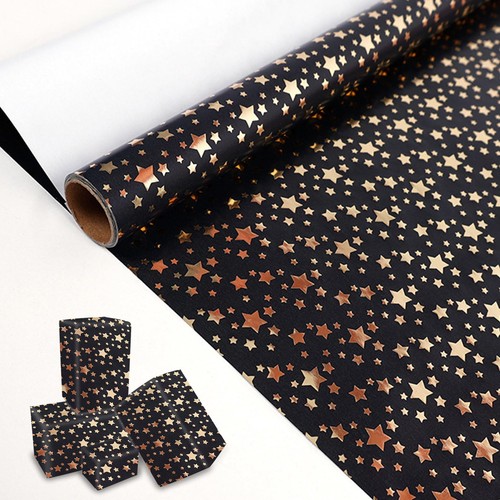 Black and gold wrapping - wrapping, paper