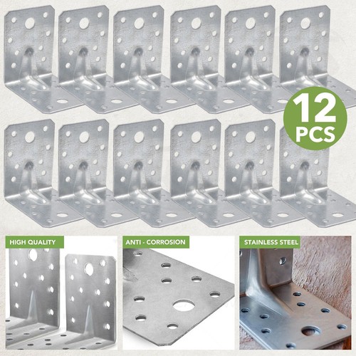 12pc metal galvanised angle - galvanised,
