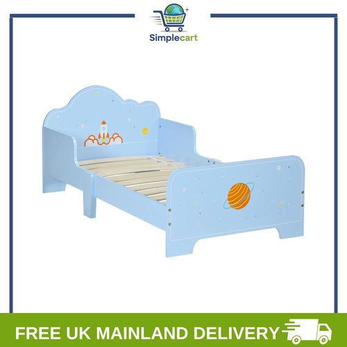 Kids toddler bed rocket and - w/,