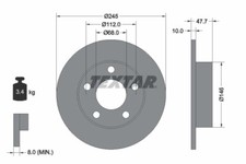 2x Brake Disc for AUDI VW:A4 B5,PASSAT B5,A4 / S4 B5,A4 B5 Sedan,A4 B5 Avant