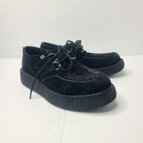 Tuk black suede creepers - black,