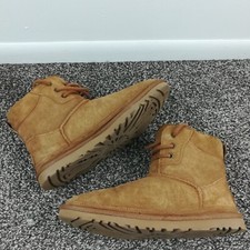 Ugg Boots Neumel Hiker Sherpa Fleece Lined Womens 8 Beige Tan 1112482