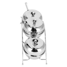 Spice Jar Portable Durable High Tightness Storage Stainless Steel Seasoning HOT