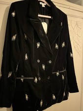 Monsoon Velvet Blazer Fit