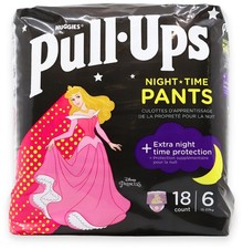 Huggies Disney Princess Pull Ups Night-Time Pants Size 6 18 Pack X 1