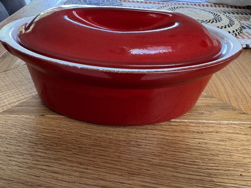 Emile henry deep red - henry, oval