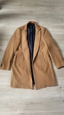 RRP £60. Men's Zara Man Tan Double Breasted Coat Size Medium