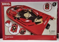 Brio Pinball Game 34017 Wooden Tabletop Pinball Excellent Condition Spare Ball.