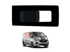 Right Hand Side Panel Opening Glass Window Dark Tint for Ford Transit Custom