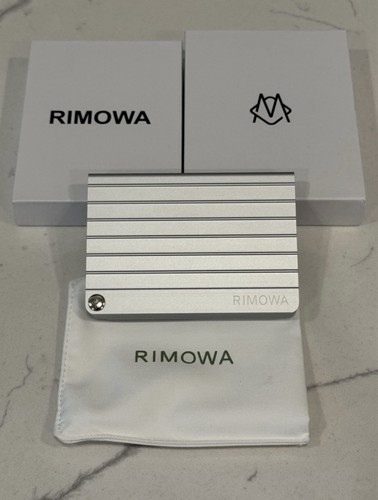Rimowa aluminum card holder - aluminum,