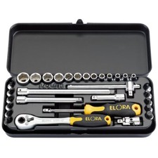 Elora Metric Socket Set, 1/4"