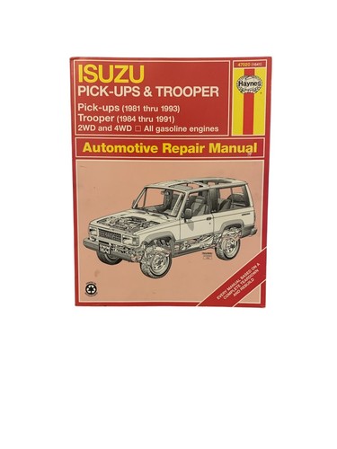 Haynes isuzu pick ups - isuzu, pick-ups