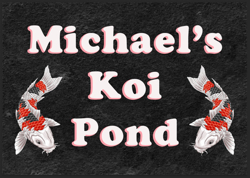 Personalised pond koi - , carp