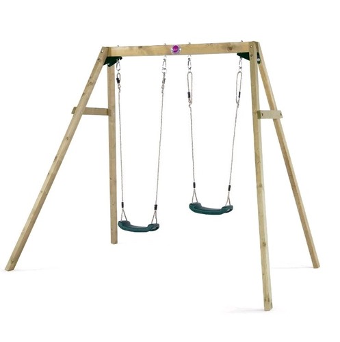 Wooden double swing - double, set