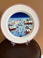 Villeroy & Boch Naif vintage christmas plate porcelain 