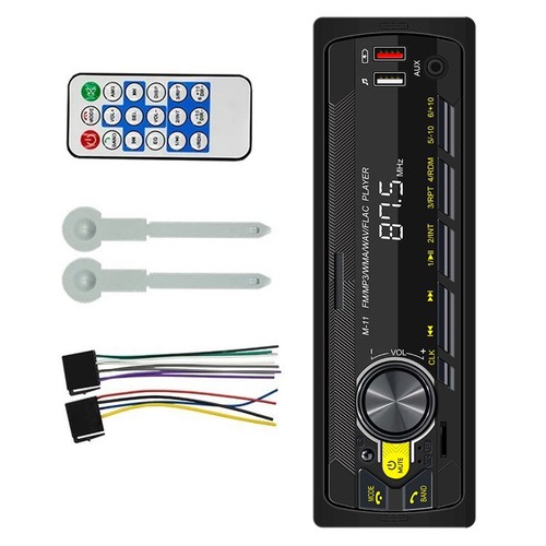 Single din car stereo system - car,