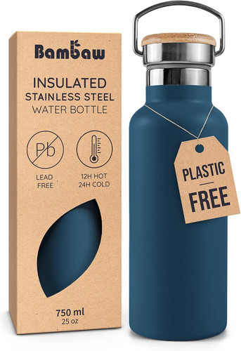 750ml insulated water - insulated, bottle