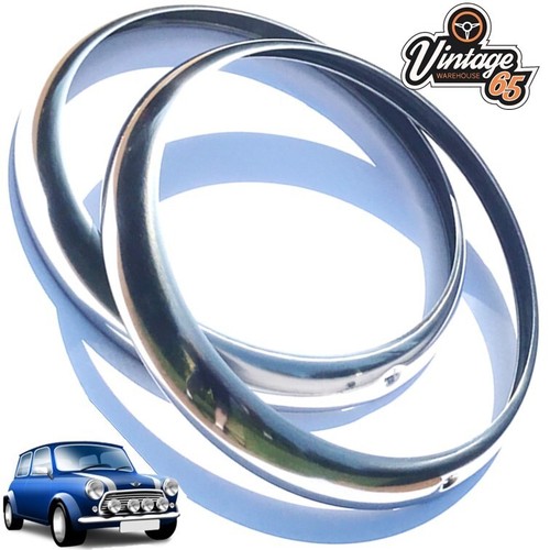 Pair chrome trims - of,