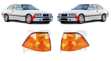 FOR BMW 3 E36 COUPE CABRIO 90-00 FRONT FENDER INDICATOR LIGHT LAMP ORANGE PAIR
