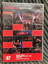 Les Mills BODYPUMP BODY PUMP 87 DVD and CD and CHOREOGRAPHY NOTES