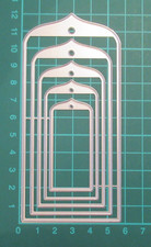 5 Pc Gift Tag Metal Cutting