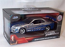 Jada 1/32 97184 Fast & Furious Brian's Nissan Skyline GT-R (R34) New FF box