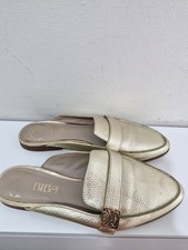BIBA Gold Leather Slip-On