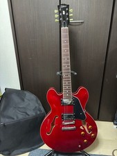 TOKAI ES86SR ES-335 type Red Semi-Acoustic Electric Guitar Used From Japan