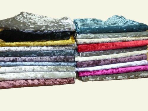 Crushed glitz velvet fabric - glitz,