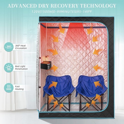 Person portable dry sauna - 2,