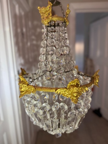 Antique large empire basket - large,