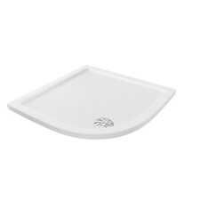 Quadrant Shower Tray SMC Anti-slip White Enclosure Base 800x800/900x900mm