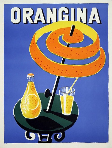 Orangina retro metal - retro,
